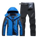 Veste de ski imperm�able homme - m11c3 - bleu noir