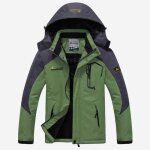 Veste de ski imperm�able homme - mobigarlan - m12c1 - vert - coupe - vent et chaleureuse