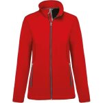 Veste softshell femme - kariban - rouge - coupe cintr�e - tissu d�perlant - multisport