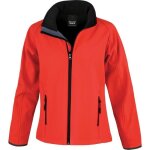 Veste softshell femme - result - printable - rouge - randonne - impermable