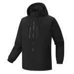 Veste softshell homme blouson imperm�ables coupe vent mi - saison - noir