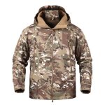 Veste softshell homme hiver impermable chaude polaire coupe - vent capuche exterieur randonne camping ...