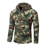 Veste softshell homme impermable jungle - respirante chaude coupe - vent pour randonne et camping