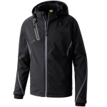 Veste softshell - erima - noir - imperméable - respirant - coupe droite Veste softshell - erima - noir - imperméable - respirant - coupe droite