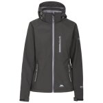 Trespass bela ii ? veste softshell femme imperm�able noir capuche d�tachable respirante pour randonn�e ...