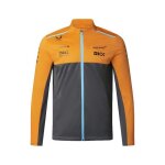 Veste softshell - mclaren - team officiel formule 1 racing - orange / gris - homme