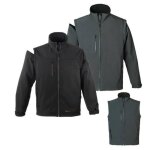 Veste softshell - coverguard - yang 2 en 1 - imperm�able - manches amovibles - capuche int�gr�e