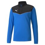 Veste de sport 1 / 4 zip - puma - football - homme - noir et bleu Veste de sport 1 / 4 zip - puma - football - homme - noir et bleu