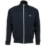 Veste sportswear fred perry taped track jacket - homme - carbon blue - bleu Veste sportswear fred perry taped track jacket - homme - carbon blue - bleu