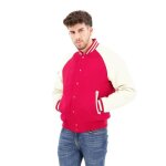 Veste superdry college bomber - rouge (varsity red) - m homme