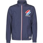 Veste - superdry - track cagoule - bleu - manches longues - col arrondi