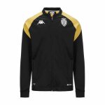 Veste de survtement as monaco pro 7 2023 / 24 - black / gold - l
