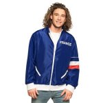 Veste de survêtement bleu supporter france homme Veste de survêtement bleu supporter france homme