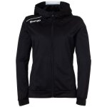 Veste de surv�tement � capuche femme kempa player - noir / blanc - l