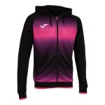 Veste de survêtement à capuche joma tiger v - noir / rose - s Veste de survêtement à capuche joma tiger v - noir / rose - s