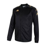 Veste de survtement enfant kappa giullio - noir / gris fonc - football - taille 10 ans