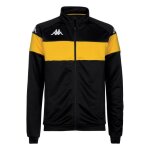Veste de surv�tement homme kappa dacone - noir / jaune - manches longues - multisport