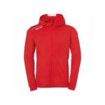 Veste de surv�tement kempa pour joueurs de handball � capuche - rouge / blanc - taille 2xl
