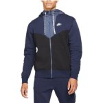 Veste de survêtement nike hbr fz flc - bleu - manches longues - mixte Veste de survêtement nike hbr fz flc - bleu - manches longues - mixte