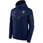 Veste de survtement nike paris saint - germain tech fleece - bleu - homme - rf. dm2887 - 410