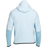 Veste de survtement - nike - tech fleece full zip hoodie - bleu - capuche 4 panneaux - poche zippe