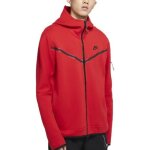 Veste de survtement - nike - tech fleece full zip hoodies - rouge - manches longues - homme