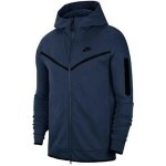 Veste de survtement nike tech fleece wr hoodie fz - homme - bleu - manches longues - multisport