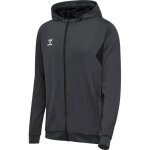 Veste de survêtement zippé à capuche hummel authentic - gris - homme - manches longues Veste de survêtement zippé à capuche hummel authentic - gris - homme - manches longues