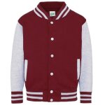 Veste sweat teddy style université collège américain - awdis - jh43j - gris - manches longues - col boutonné ... Veste sweat teddy style université collège américain - awdis - jh43j - gris - manches longues - col boutonné ...