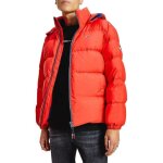 Veste - tommy jeans - essential down short - rouge - homme