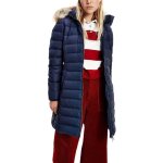 Veste tommy jeans essential hooded bleu marine femme Veste tommy jeans essential hooded bleu marine femme