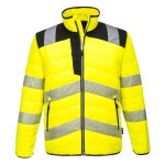 Veste de travail haute visibilit� portwest baffle - jaune / noir