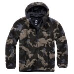 Veste de travail en molleton teddy - darkcamo - brandit - homme Veste de travail en molleton teddy - darkcamo - brandit - homme