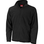 Veste de travail polaire l�g�re micron result - noir - mixte - sports dhiver - randonn�e - montagne