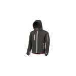 Veste de travail soft shell - u - power - metropolis - respirante - dperlante - noir