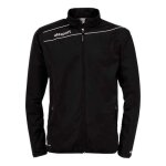 Veste uhlsport stream 3. 0 classic - homme - noir / blanc - col montant - poches zipp�es - polyester