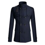 Veste - vareuse - casaque - blazer trench - coat homme funmoon marine bleu