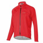 Veste de vlo homme loeffler prime goretex active - rouge - impermable et respirante