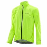 Veste de vlo impermable lffler prime gtx active - jaune - homme - slim fit - coupe - vent et respirante ...