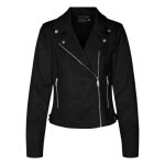 Veste - vero moda - perfecto droite - fermeture zippe - pattes boutonnes - noir