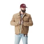 Veste blouson - vondutch - homme - marron - coton Veste blouson - vondutch - homme - marron - coton