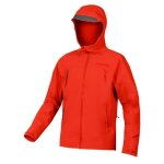 Veste vtt homme endura mt500 waterproof jacket ii - paprika - impermable - respirant - manches longues ...