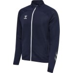 Veste zipp�e hummel hmllead poly - bleu marine - s - homme - football - respirant - manches longues