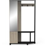 Vestiaire dentrée - chêne kronberg / noir - l1084 x p339 x h1838 cm - schuster Vestiaire dentrée - chêne kronberg / noir - l1084 x p339 x h1838 cm - schuster