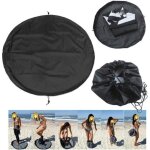Vestiaire de plage ext�rieur sac de rangement portable pour maillot de bain pour le camping de surf en ...