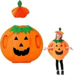 Vtements de citrouille dhalloween dguisement halloween citrouille cosplay outfit vtements halloween ...