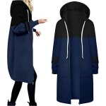 Vtements dextrieur chauds pour femmes poche manteau casual haut veste polaire grande taille long manteau ...