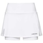 Jupes femme head racket club basic - blanc - tennis - respirant Jupes femme head racket club basic - blanc - tennis - respirant