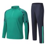 Vetement football homme ensemble t - shirt manches longues et pantalon sport elastique entranement pour ...