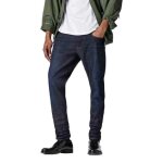 Pantalon g - star 3301 tapered - homme - bleu - coupe classique à 5 poches Pantalon g - star 3301 tapered - homme - bleu - coupe classique à 5 poches